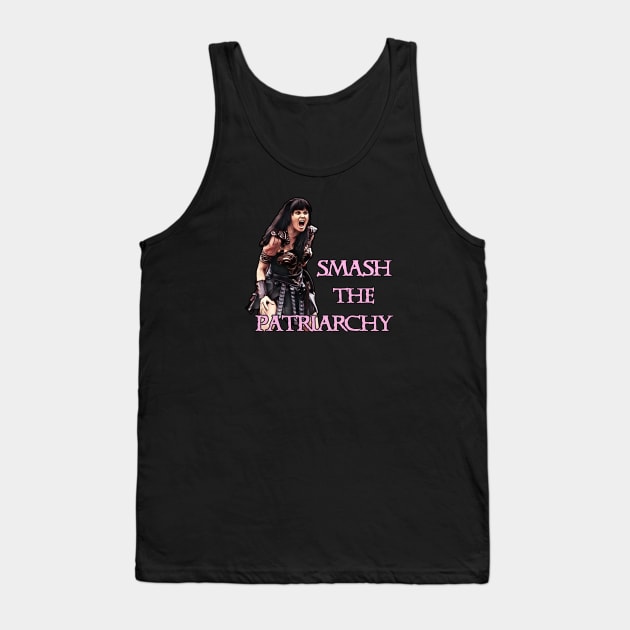 Xena Smash The Patriarchy Tank Top by CharXena